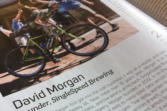 David Morgan in Beer Advocate article