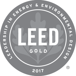 LEED Gold 2017 - Leadership in Energy & Environmental Design