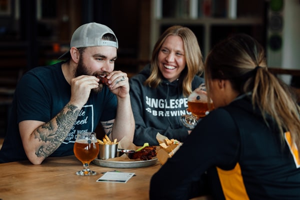 Food Menu at Singlespeed Brewing Taproom in Des Moines