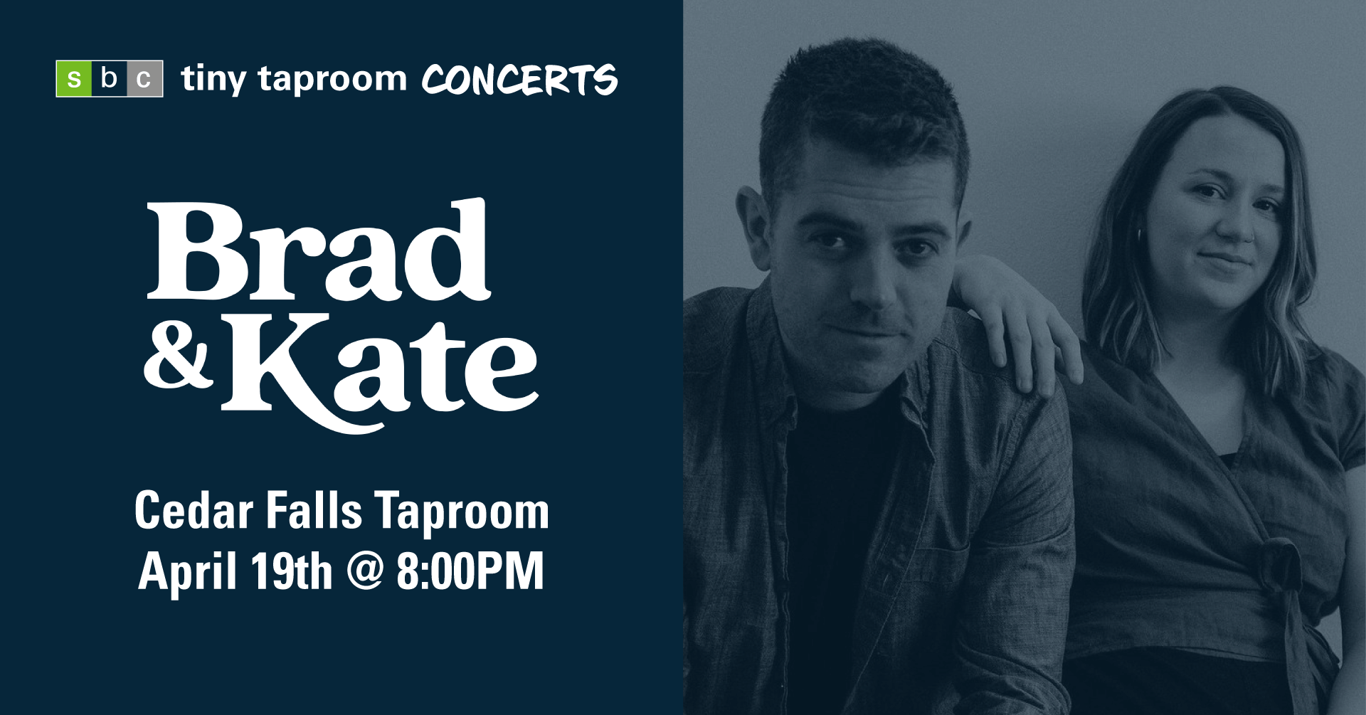 tiny taproom concert - Brad & Kate