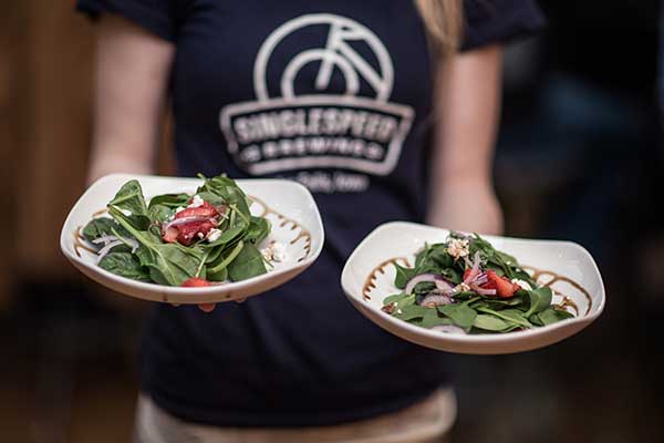 Food Menu at Singlespeed Brewing in Cedar Falls